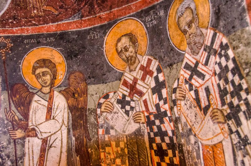 Фрескоживопис во црквата Св. Димитриј (XIV в.) село Градешница