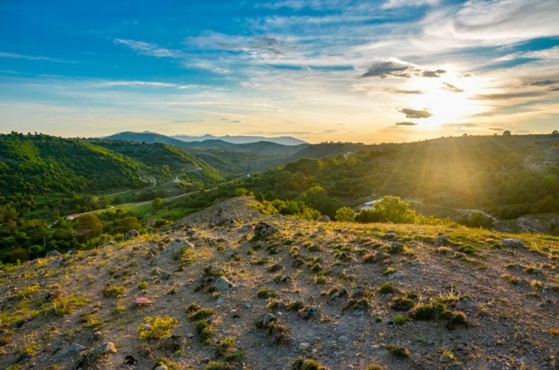 Зајдисонце во село Градешница