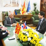 Британскиот амбасадор во Македонија, Метју Лосон на средба со градоначалникот Коњановски