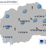 Во Битола претежно облачно со врнежи од дожд, температурата до 15 степени