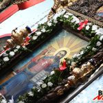 Фото на денот: украсена иконата на Исус Христос